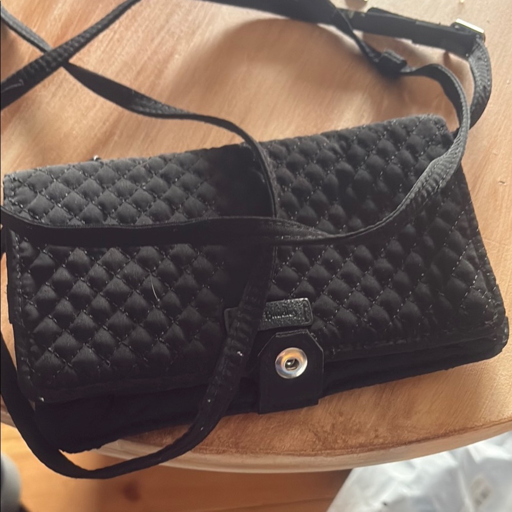 Elegant Black Quilted Women's Bag